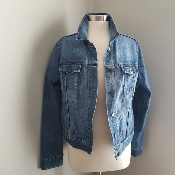 Old Navy Denim Trucker Jean Jacket XL - Picture 16 of 16